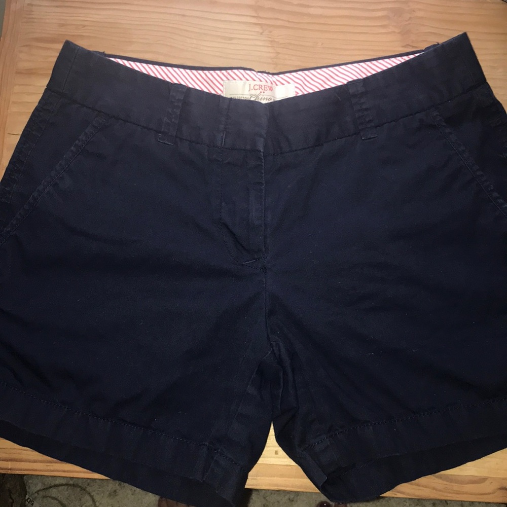 J Crew chino shorts in navy